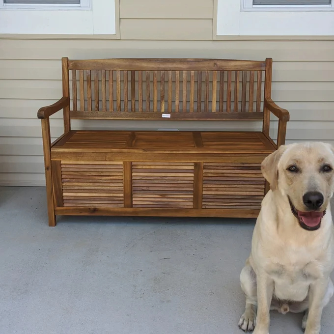【Storage Shed】Wooden Storage Bench