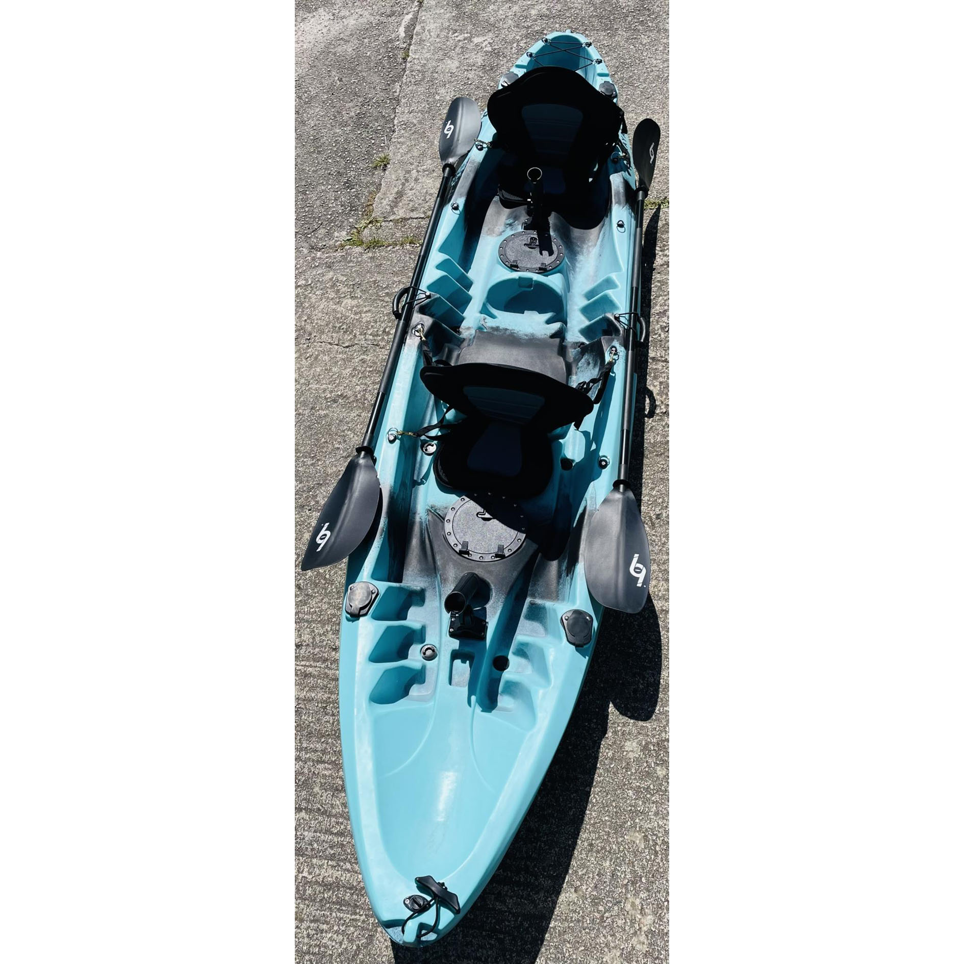 Hot Surf 69 Double Kayak Sit on top Family Kayak Fishing Package deal 3.7 Meter