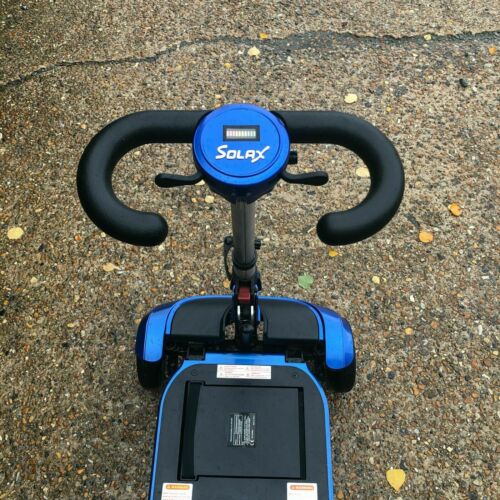 SOLAX GENIE BLUE Manual Folding Mobility Boot Scooter