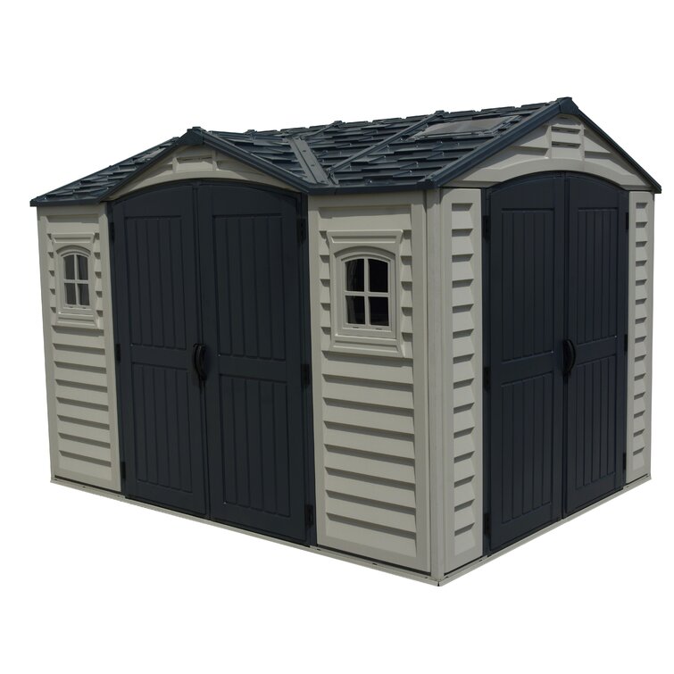 Apex Pro 10 ft. 5 in. W x 8 ft. D Plastic Storage Shed