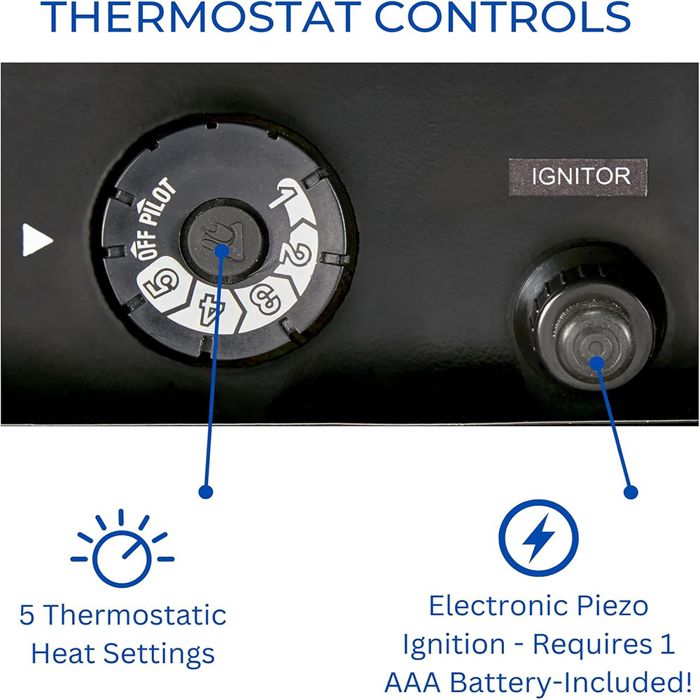 Duluth Forge Dual Fuel Ventless Fireplace Insert with Thermostatic Control