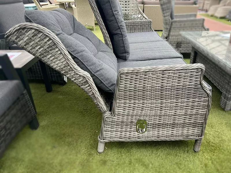 Sapcote Deluxe Reclining Lounge Set (Grey)