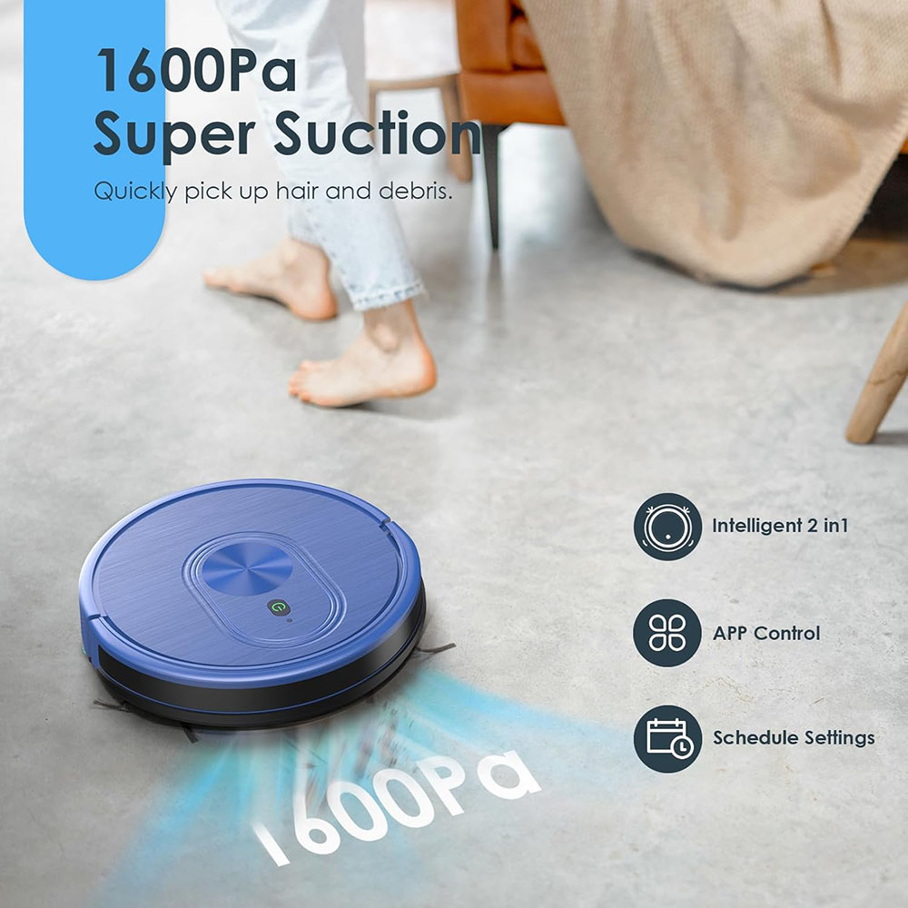 3 in 1 Mopping Robotic Vacuum with Schedule