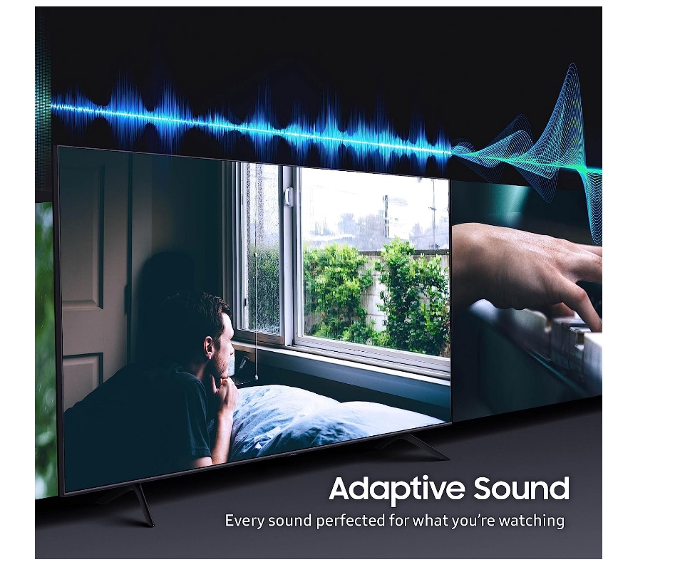 Samsung UE43CU8000 (2023) LED HDR 4K Ultra HD Smart TV, 43 inch with TVPlus, Black