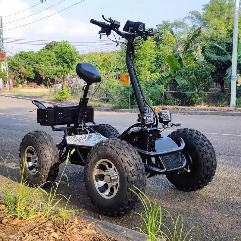 Off-Road Vehicle 4X4 Off-Road Vehicle   ATV four-wheel drive electric beach buggy All-terrain off-road mountain sightseeing vehicle Four-wheel skateboard kart