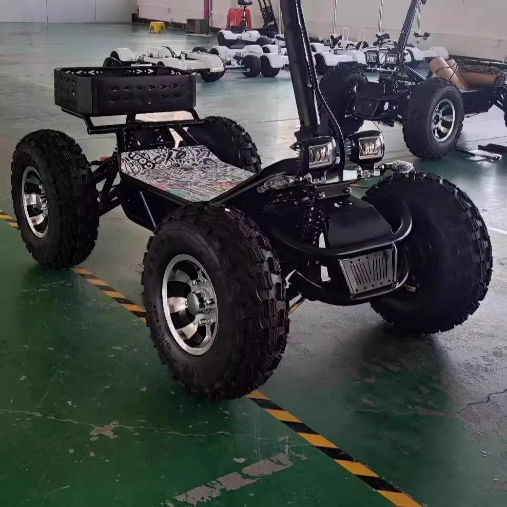 Off-Road Vehicle 4X4 Off-Road Vehicle   ATV four-wheel drive electric beach buggy All-terrain off-road mountain sightseeing vehicle Four-wheel skateboard kart